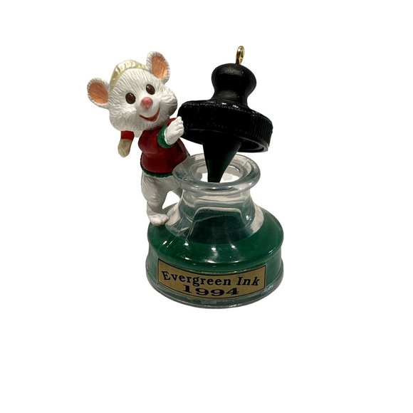 HALLMARK 1994 Keepsake Christmas Ornament‎ "Dear Santa Mouse" Ink -NO BOX - Picture 1 of 2